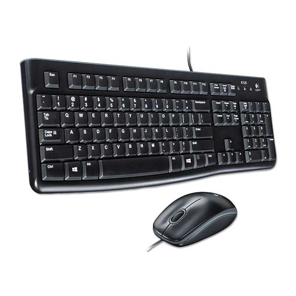 Logitech MK120 Corded Combo miš+tastatura crna USB
