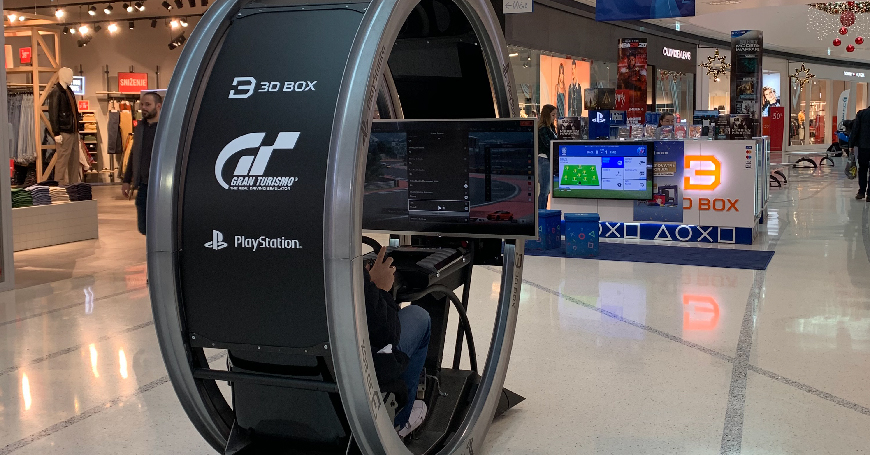 Kupci u 3D BOX PlayStation shopu imaju priliku da isprobaju neke od svojih omiljenih igara na najboljem simulatoru u BiH
