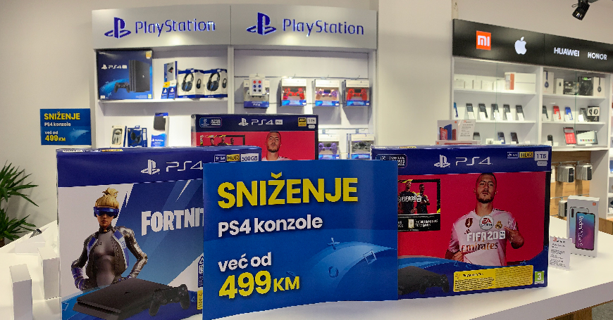 Na svim 3D BOX prodajnim mjestima pronaći ćete veliki izbor PS4 konzola na velikom popustu