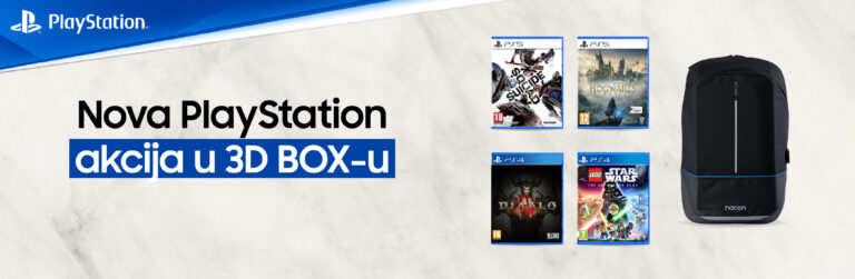 PlayStation Akcija 3D Box