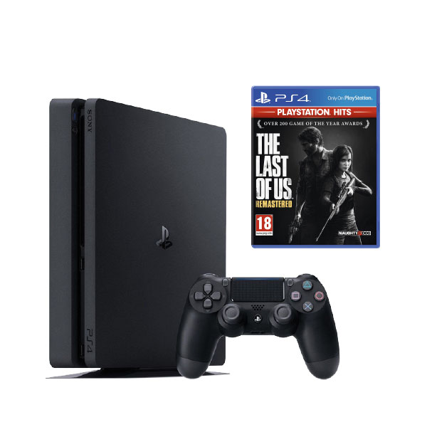 PlayStation 4 500GB F Chassis Black + The Last of Us Remastered HITS PS4