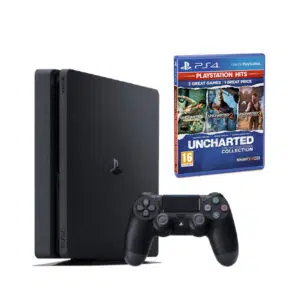 PlayStation 4 500GB F Chassis Black + Uncharted Collection HITS PS4