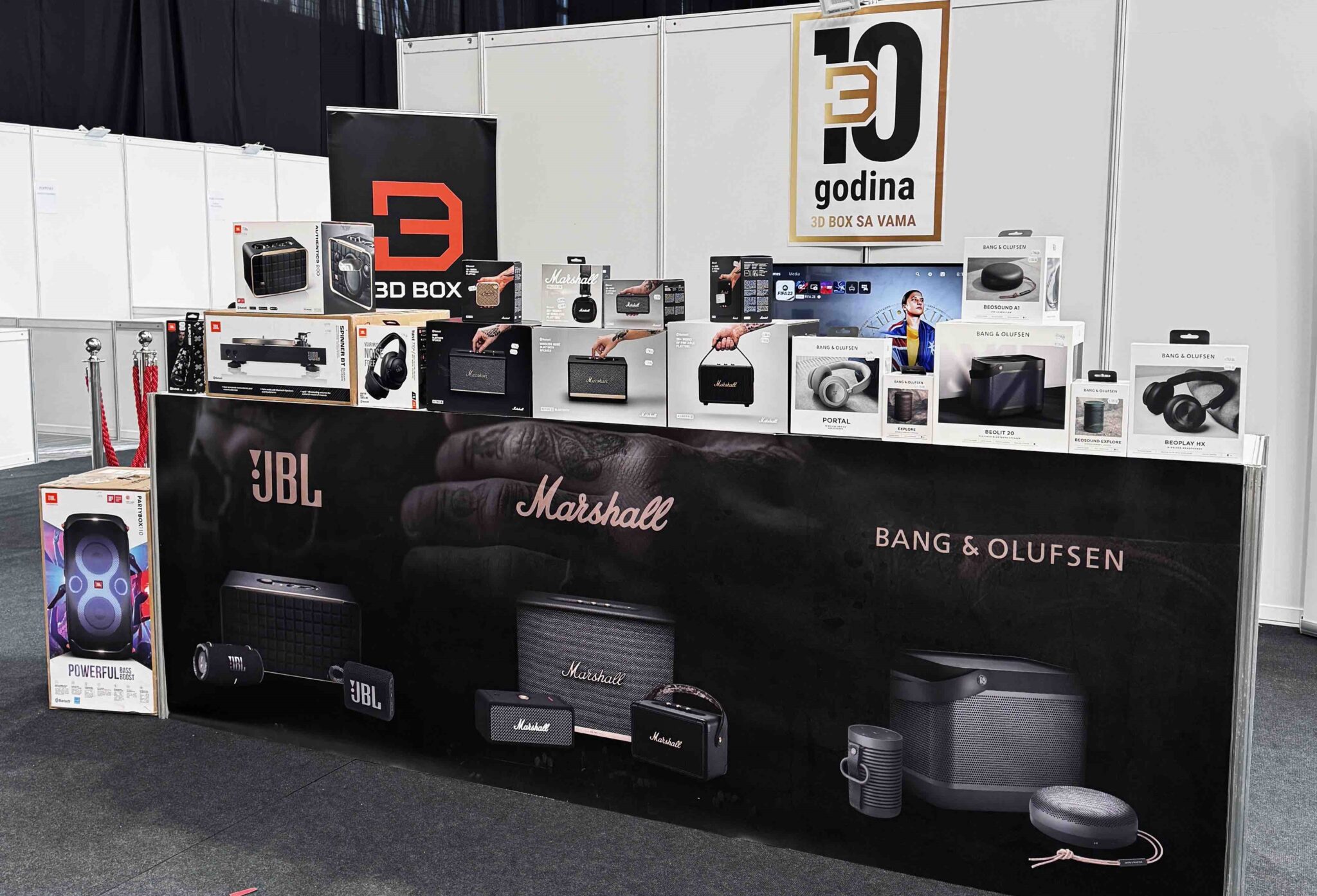 Audio uređaje premium brendova JBL, Marshall i Bang & Olufsen 3D BOX izlaže na prvom Tattoo Show-u u Banjaluci
