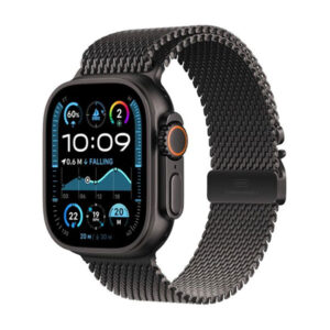 Apple Watch Ultra2 v2 Cellular 49mm Black Titanium Case with Black Titanium Milanese Loop