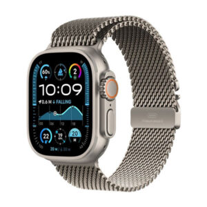 Apple Watch Ultra2 v2 Cellular 49mm Natural Titanium Case with Natural Titanium Milanese Loop