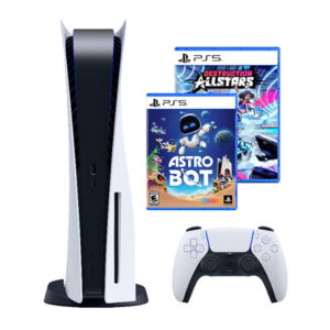 PlayStation 5 Slim D chassis + Astro Bot PS5 + gratis Destruction AllStars PS5