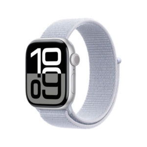 Apple Watch S10 GPS 42mm Silver Alu Case with Blue Cloud Sport Loop