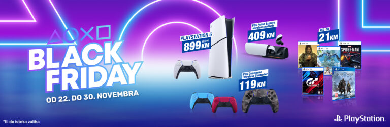 Ogroman izbor PlayStation igara i opreme po ultrasniženim Black Friday cijenama!