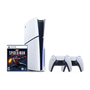 PlayStation 5 Slim D chassis + PS5 Dualsense Wireless Controller + Marvel's Spider-Man: Miles Morales PS5