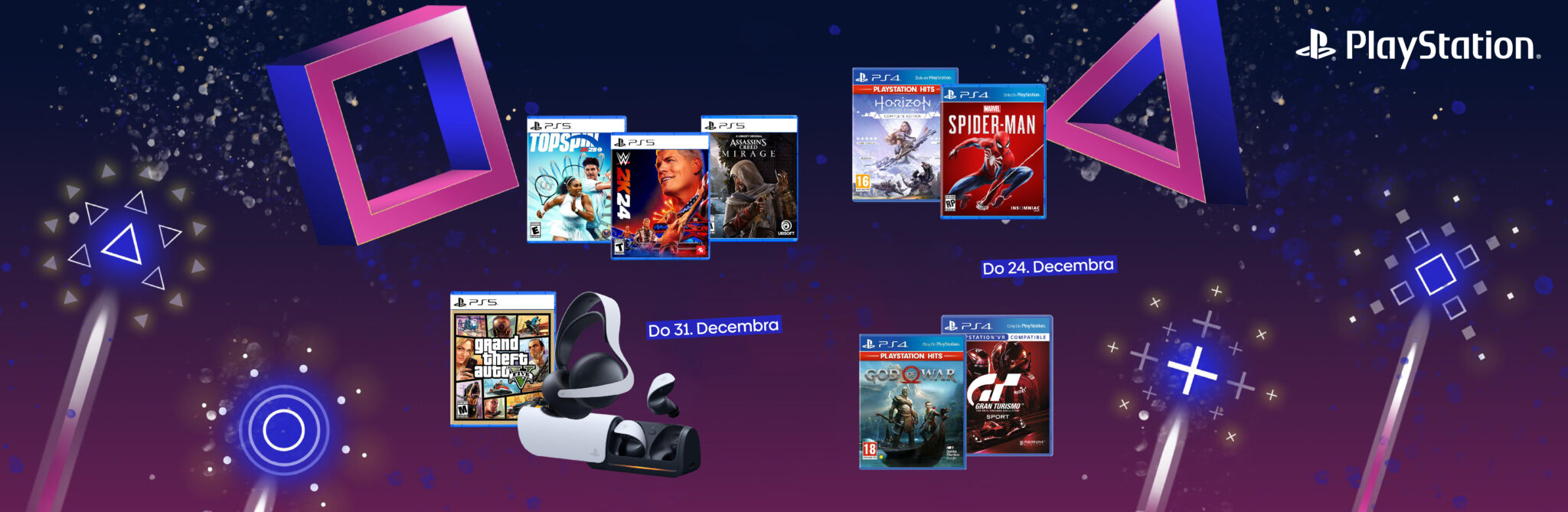 Praznično MEGA sniženje PlayStation igara i opreme u 3D BOX-u