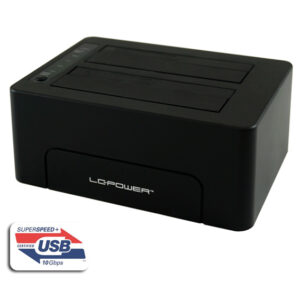 LC-Power LC-DOCK-CHDD docking station,Type C2,5"/3,5" SATA