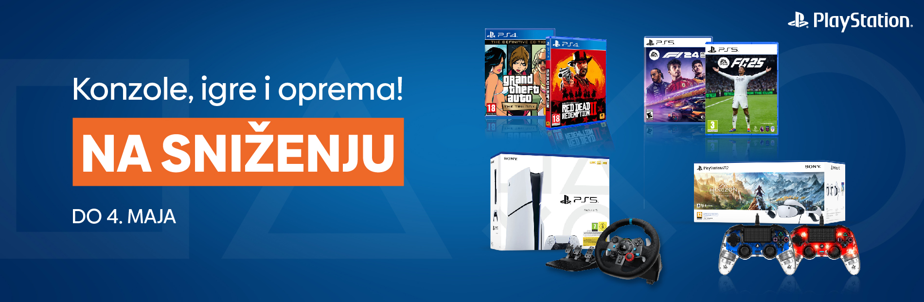 MEGA AKCIJA! Na sniženju gaming konzole, igre i originalna oprema!