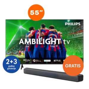 Philips TV + Gratis soundbar