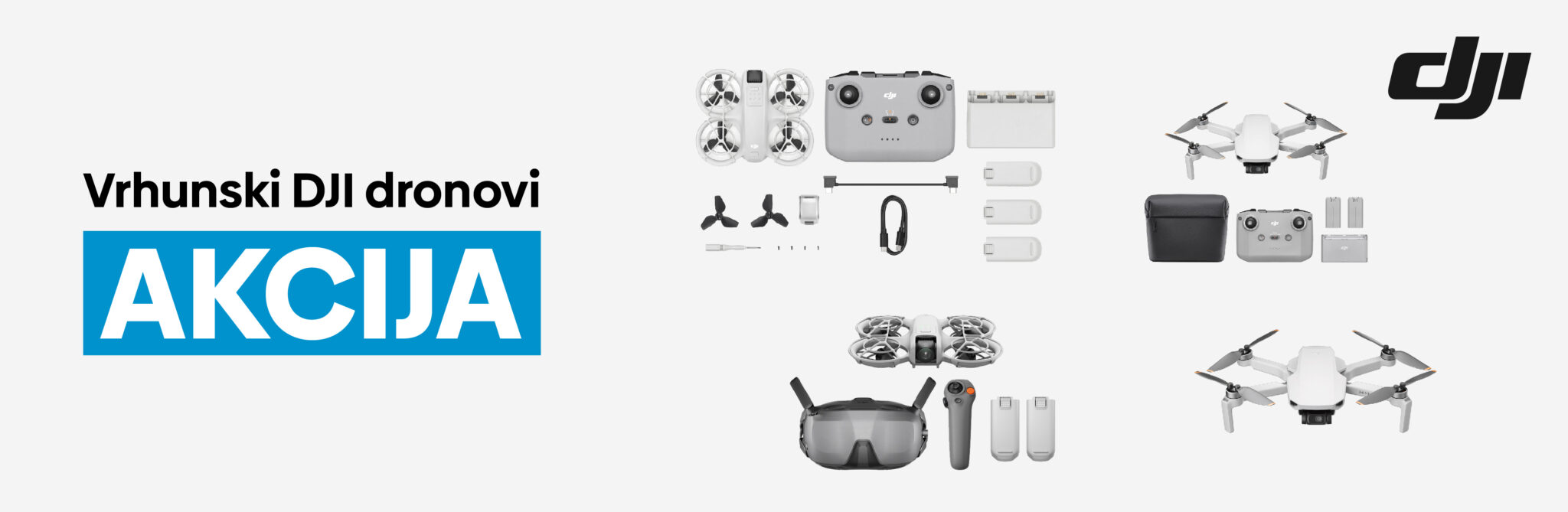 Izuzetno popularni DJI dronovi sa kamerom na ljetnoj akciji u 3D BOX-u!