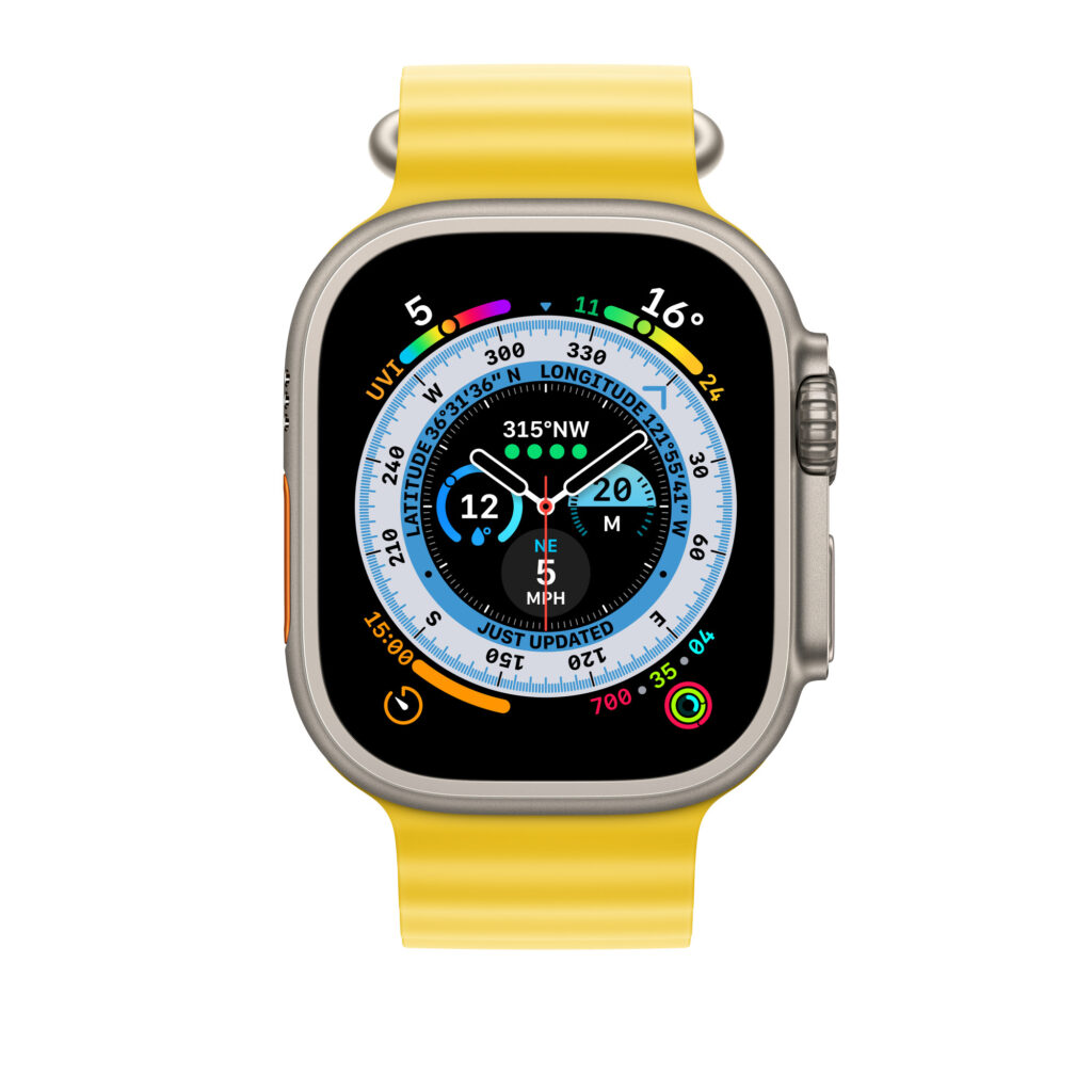 Apple Watch Ultra Cellular 49" Titanium — prednji prikaz