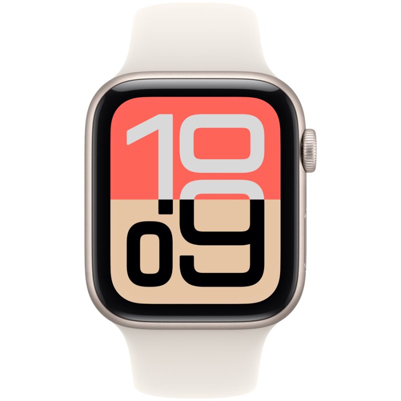 Apple Watch SE 3 44mm Starlight — prednji prikaz