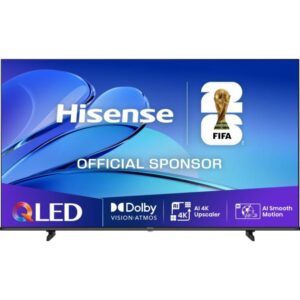 Hisense 75E7Q QLED TV — prednji prikaz
