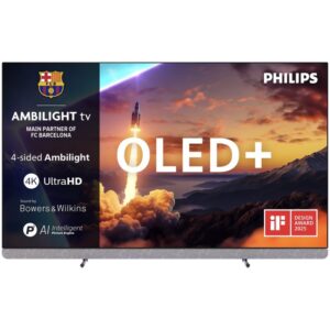 Televizor Philips 55OLED910/12, 4K OLED+ Gaming, 144Hz, Google TV