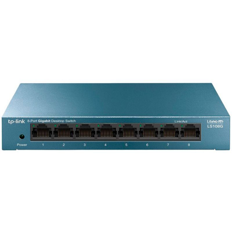 TP-Link Switch LiteWave TL-SF1008D — prednji prikaz