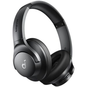 Anker Soundcore Q20i bežične slušalice — prednji prikaz u crnoj boji