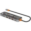 CANYON DS-13 USB Hub 7-u-1 sa 4K HDMI i 100W Power Delivery — prednji prikaz