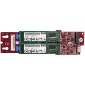 Lenovo ThinkSystem M.2 SATA 2-Bay RAID Enablement Kit Serverski Hardver — prednji prikaz