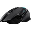 Logitech G502 X LIGHTSPEED gaming miš — prednji i bočni prikaz sa crnom bojom