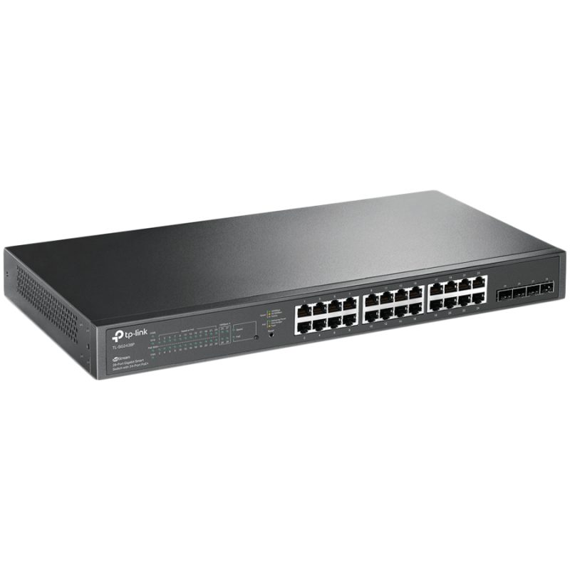 TP-Link SG2428P Switch — prednji prikaz