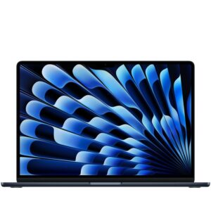 MacBook Air 15-inch,Midnight, Model A3448,M5 CHIP WITH 10C CPU, 10C GPU,16GB unified memory,35W Dual USB-C Power Adapter,512GB SSD storage, Two Thunderbolt 4 Ports,Touch ID,Liquid Retina display,Force Touch Trackpad, KEYBOARD-INT