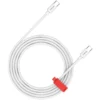 CANYON CC60AB Pleteni USB-C Kabel 60W Bijeli — prednji prikaz