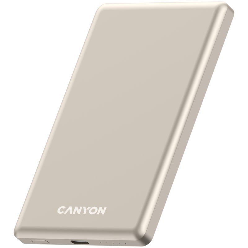 CANYON OnPower 505 Magnetni Power Bank — elegantan prednji prikaz