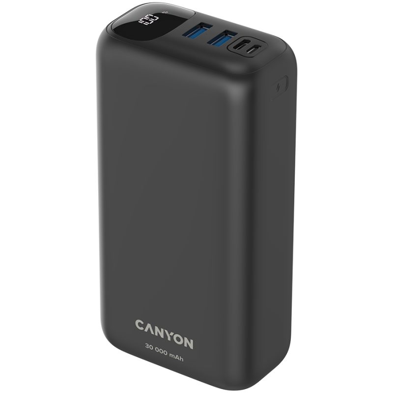 Power Bank CANYON 30000mAh crna