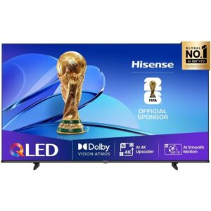 Hisense 75E7Q 4K LED TV — prednji prikaz