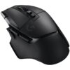 LOGITECH G502 X Gaming miš crne boje — prednji prikaz