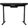 LORGAR Elite 90 Gaming Desk — prednji prikaz sa RGB osvjetljenjem