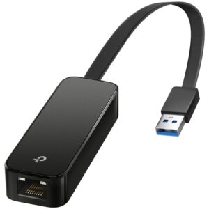 TP-Link USB 3.0 Gigabit Ethernet Adapter — crni adapter sa RJ45 portom