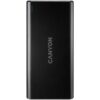 CANYON PB-106 Power Bank — 10000 mAh, Crna — prednji prikaz