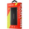 CANYON PB-106 Power Bank — 10000 mAh, Crna — prednji prikaz
