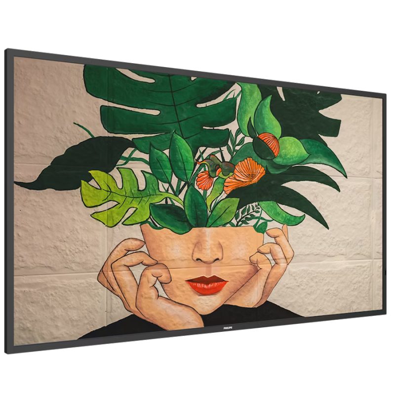Philips D-Line Display 50" 4K UHD komercijalni ekran — prednji prikaz