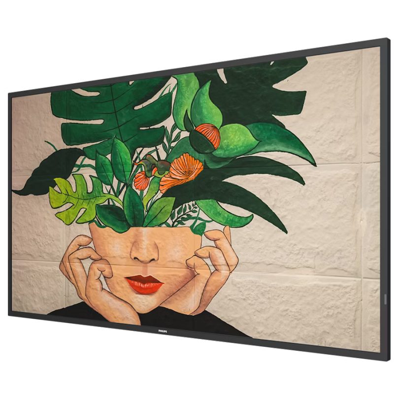 Philips D-Line Display 50" 4K UHD komercijalni ekran — prednji prikaz