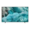 Samsung QE98Q7FAAUXXH TV — prednji prikaz sa uključenim ekranom